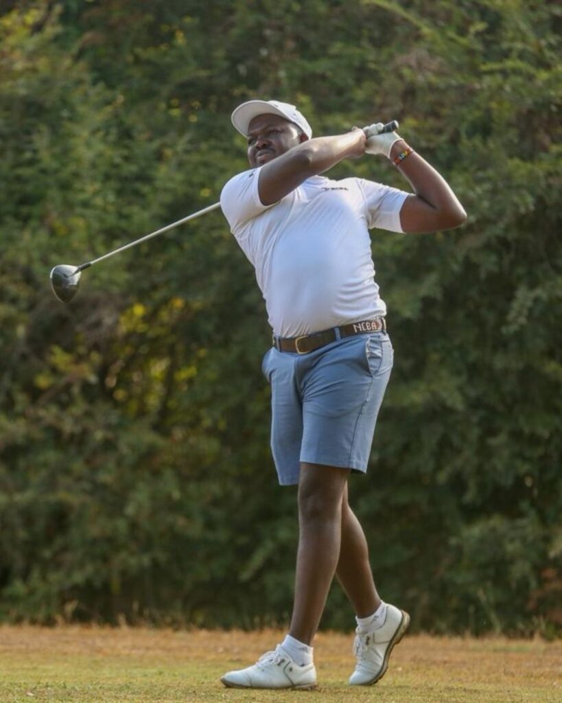 Edwin Mudanyi at the Magical Kenya Open | Mudanyi Golf Academy